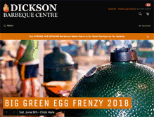 Tablet Screenshot of dicksonbbq.com